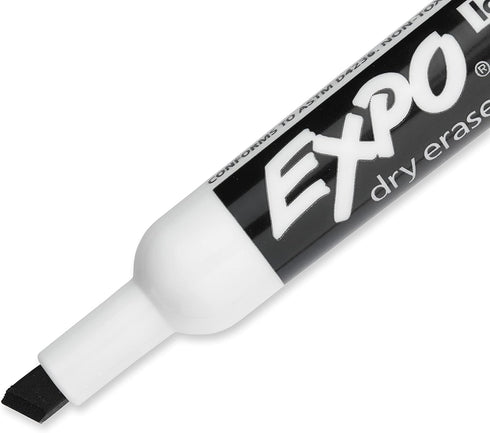 EXPO Dry Erase Markers, Chisel Tip, Black, Low-Odor, Pack of 36, Perfect for Whiteboards, Non-Porous Surfaces & Home Offices...