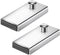 2 Pieces Magnetic Seam Guide for Sewing Machine Magnet Seam Guide Ruler Straight Seam Gauge Sewing Machine Attachments...