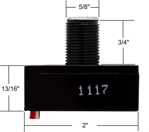 Creative Hobbies Pack of 2, Outdoor Hard-Wired Post Eye Light Control Electric Resistor Photocell Light Sensor, Dusk to Dawn Sensor, Convert Fixtu...