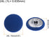 20pcs 24L Fabric Cloth Covered Button 15mm Round Metal Shank Sewing Buttons for Suits Dress Blouses, Deep Blue...