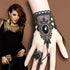Black Choker Lace Necklace with Bracelet and Earrings Set - Punk Party Gothic Vintage Accessories for Women...