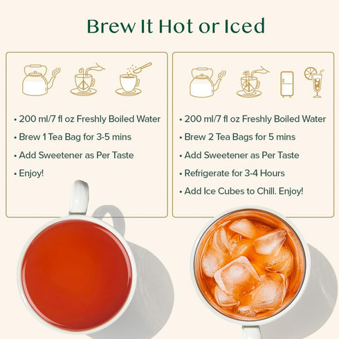 VAHDAM, Earl Grey Black Tea Bags (30 Count) Medium Caffeine, Non GMO, Gluten Free | Citrus Bergamot & Smooth | Resealable Ziplock Pouch | Individu...