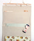 Co-link Linen/Cotton Fabric Wall Door Cloth Hanging Storage Pockets Books Organizational Back to School Office Bedroom kitchen rectangle Home Orga...