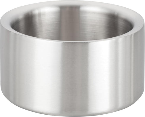 Winco Satin Finish Solid, 5" Diameter Double-Wall Wine Coaster, Stainless Steel...