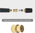 Create idea Set of 2 Pressure Washer Adapter 1/4 Inch Quick Connector to M14 Thread Fittings Brass Coupling Quick Disconnect Kit for Spray Lance H...