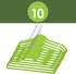 10 PACK VELVET HANGER GREEN...