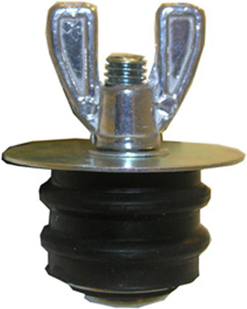 LASCO 13-1818 Economy Rubber Test Plug with Easy Grip Wing Nut, 1 1/2-Inch...