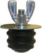LASCO 13-1818 Economy Rubber Test Plug with Easy Grip Wing Nut, 1 1/2-Inch...