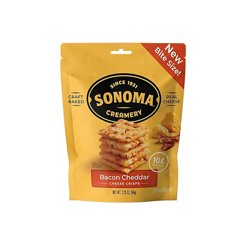 SONOMACREA CRISP CHESSE BACON CHEDDR 2.25 OZ...