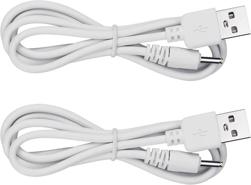 Smays Charger Cable Replacement for Infant Optics DXR-8 / DXR8 PRO Monitor Unit, Round-Pin Power Cord 2-Pack...