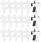 30 Pieces Magnetic Bookmark Book Marker Clip Sublimation Bookmarks Sublimation Magnetic Bookmarks Page Markers for Home Students Teachers Classroo...