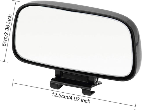 KEWAYO Blind Spot Mirrors - Adjustable Car Auxiliary Wide Angle Side Rearview Mirrors for Cars SUV, Fits Car Mirror Frame Thickness Less than 5MM ...