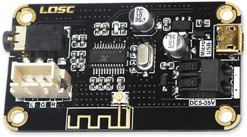 1Pcs 12V/24V Car Bluetooth 4.2 Audio Receiver Board Sound Stereo Module Wire...