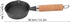 Fdit Frying Pan, 10CM Casting Iron Pan with Wood Handle Egg Frying Pan Skillet Mini Flat Bottomed Pancake Pan Cookware Kitchen Utensils...