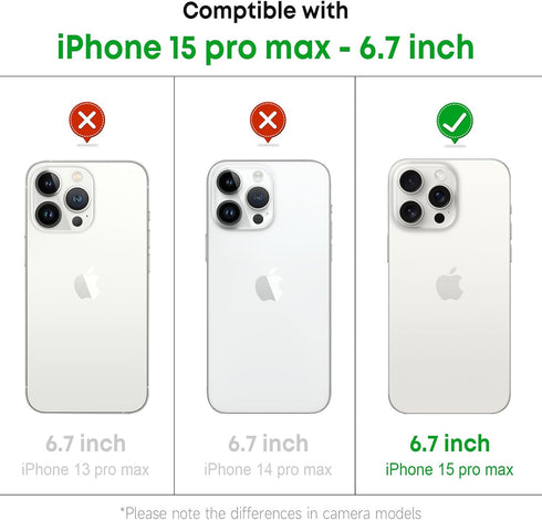 YEPO Halloween Case for iPhone 15 Pro Max Clear Fashion Designs Phone Cover Women Girls, Stylish Slim Shockproof Bumper Flower Protective Phone Ca...