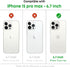 YEPO Halloween Case for iPhone 15 Pro Max Clear Fashion Designs Phone Cover Women Girls, Stylish Slim Shockproof Bumper Flower Protective Phone Ca...