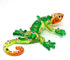 ZOOCRAFT Glass Gecko Figurine Green Miniature Hand Blown Lampwork Animal Statue D?cor...