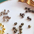 4mm / 0.16" Mini Metal Round Shank Buttons, Doll Mini Buttons, in 4 Colors, Doll Clothing Buttons, Perfect for 12" Fashion Doll Clothes (10PCS)...