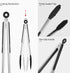 Heat Resistant Silicone Kitchen Tong: U-Taste 16 inch Extra Long Large 480ºF Hot Proof Cooking Tong with Sturdy Non Stick Rubber Tips & Non Slip S...
