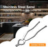 Stainless Steel Sansi/pakkad/Sandasi/pincer/chimta/Tongs/Utensil Holder with Handle Smart Kitchen Tool...