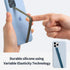 Sinjimoru Silicone Stretching Strap as Phone Grip Holder, Slim Grip Tape for iPhone Case, Secure Phone Strap as Cell Phone Holder. Sinji Loop Blac...