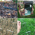 U/D 4 Inch Galvanized Landscape Staples 60 Pack 11 GaugeGarden Stakes Heavy-Duty Sod Pins Anti-Rust Fence Stakesfor Weed Barrier Fabric Ground Cov...