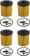 4Pcs Engine Oil Filter with Seals Fit for Hyundai Accent Elantra Kona Santa Sonata Venue Kia K5 Rio 2020-2022 Replace 26350-2M000...