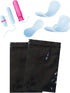 Sanitary Napkin Disposal Bags, 200 PCS Tampon Disposal Bags Feminine Black Opaque Bags Personal Disposal Bags for Tampons,Sanitary Pads,Sanitary L...