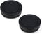 JJC 2-Pack Body Cap and Rear Lens Cap Cover Kit for Canon EOS M50 M50 Mark II M5 M6 M6 Mark II M200 M100 M10 M3 M2 M and More Canon EF-M Mount Mir...