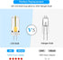 Red G4 LED Bulb 12V AC/DC 2W 20W Halogen Bulb Equivalent, G4 Bi-Pin Base Spotlight Light Lamps for RGB Landscape Holiday Decorations, Halloween Ch...