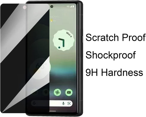 2PCS Privacy Tempered Glass Anti-Spy Screen Protector Anti-Peeping Film Suit for Google Pixel 6a 9H Hardness......