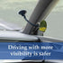 Rear View Mirror, Interior Rear View Mirror Extender, Convex Rear View Mirror with Suction Cup, Anti Glare 360 Degrees Adjustable Wide Angle HD Au...