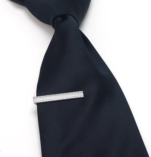 Men's Fashion Alloy Metal 1.5" Skinny Tie Clip - 3 Pcs Set...