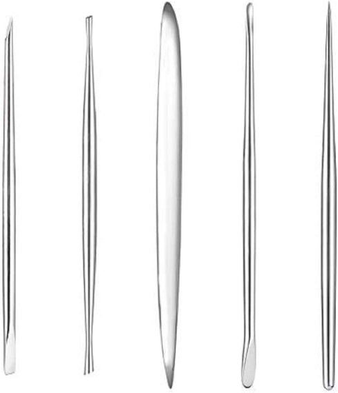 Ceramic Pottery & Clay Ribbon Sculpting Tool Kit (Set of 5)...