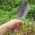 AKOAK 1 Pack Stainless Steel Foldable Garden Shovel, Handy Mini Camping Shovel, Llightweight Camping Gear, Versatile Outdoor Survival, Fishing, Ca...