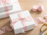 Vitalizart Blush Pink Chiffon Silk Ribbon 1" x 21Yd Fringe Fabric Eco-Friendly Package (3 Rolls *7Yd) for Wedding Invitations Bridal Bouquets Deco...