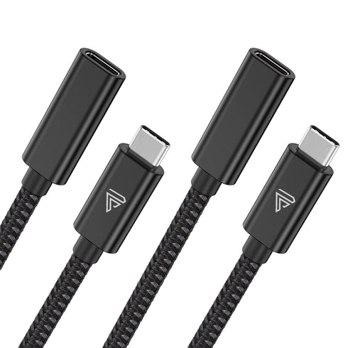 USB Type C Extension Cable (3.3Ft/1m), USB 3.1(10gbps) Type C Male to Female Extension Charging & Sync for iPad Mini Pro MacBook M2 M1 Air Pro Sam...