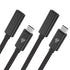 USB Type C Extension Cable (3.3Ft/1m), USB 3.1(10gbps) Type C Male to Female Extension Charging & Sync for iPad Mini Pro MacBook M2 M1 Air Pro Sam...