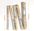 Auhoahsil Stencil Brushes Set, 5 Pcs Natural Bristle Wooden Handle Template Brushes for Wood Wall Model House Painting, Stencil Projects, Card Mak...