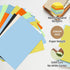 30 Sheets Orange Cardstock 8.5'' x 11'', 250gsm/90lb Heavyweight Cover Cardstock Paper, Thick and Smooth A4 Card Stock Perfect for Invitations, Me...