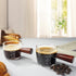 1 Pack Espresso Shot Glass 75ML Triple Pitcher Barista Single Spouts With Wood Handle By BCnmviku...