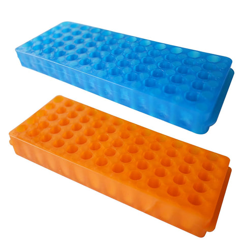 Polypropylene Microcentrifuge Tube Rack,Double Sided Plate Centrifugal Pipe Rack for 0.5ml-2ml Centrifugal Pipe...