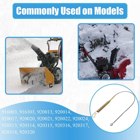 06900438 Upper Traction Auger Cable Fits Ariens Compact 20 24 SNO-Tek 24 28 120V ST24 Snow Blower...