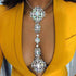 ELABEST Boho Rhinestone Statement Chest Chain Crystal Necklace Body Chain Summer Beach Body Jewelry Accessories for Women...