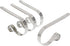 Haute Decor The Original MantleClip Stocking Holder, 4 Pack (Silver) Hang Christmas Stockings, Lights, Garland securely from Fireplace mantels and...