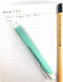 Retractable Click Pocket White Latex-Free Eraser for Pencil Writing, Portable Pen-Style Pencil Erasers, Premium Rubber Stick Eraser with 3 Assorte...