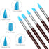 10 PCS Silicone Polymer Clay Sculpting Tool Pen Rubber Tip Color Shaping Wipe Out Carving Pen Brush Modeling Dotting Tool Pottery Craft...