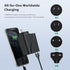 RoyPow AC to DC Converter, 110V/120V to12V Converter, 36W USB C Charger with Car Cigarette Lighter Socket, 3-Ports Wall Charger 18W PD3.0 Travel P...