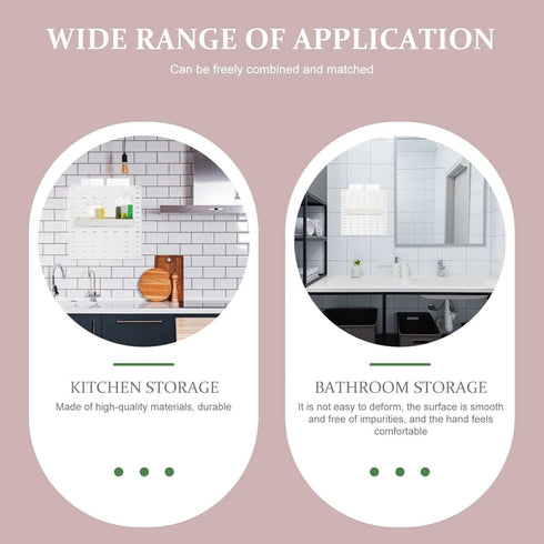 iplusmile Pegboard Bins Plastic Pegboard Parts Storage Box with Hook Pegboard Accessories for Organizing Hardware Attachments Craft Room Tool Shed...