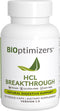 BIOptimizers HCL Breakthrough - Betaine Hydrochloride Enzymes Supplement - Assists with Protein Breakdown and Absorption - Helps Gas and Heartburn...